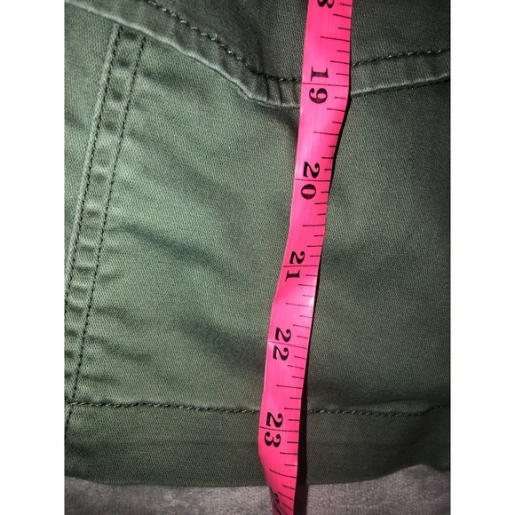 CAbi Military Jacket Blazer Women's S‎ Green Gold Buttons Double Breasted - Picture 11 of 11